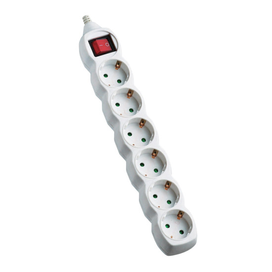 ΠΟΛΥΠΡΙΖΟ 6 ΘΕΣΕΩΝ ΜΕ ΚΑΛΩΔΙΟ 5m ΚΑΙ ΔΙΑΚΟΠΤΗ