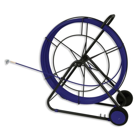 ΑΤΣΑΛΙΝΑ ΥΑΛΟΝΗΜΑ Ø 9mm 80m ΜΕ ΑΠΟΣΠΩΜΕΝΑ ΑΚΡΑ ΜΠΛΕ & ΜΕΤΑΛΛΙΚΟ ΣΤΡΟΦΕΙΟ