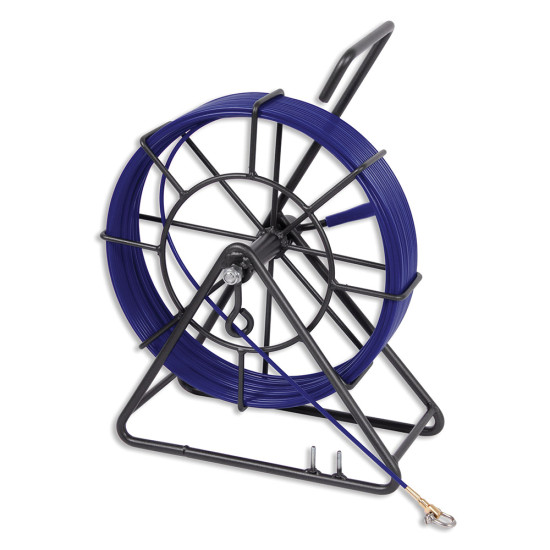 ΑΤΣΑΛΙΝΑ ΥΑΛΟΝΗΜΑ Ø 4,5mm 40m ΜΕ ΑΠΟΣΠΩΜΕΝΑ ΑΚΡΑ ΜΠΛΕ & ΜΕΤΑΛΛΙΚΟ ΣΤΡΟΦΕΙΟ