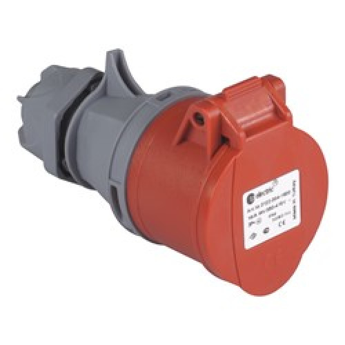 PLUG FEMALE IP44 3P+T 32A 400V
